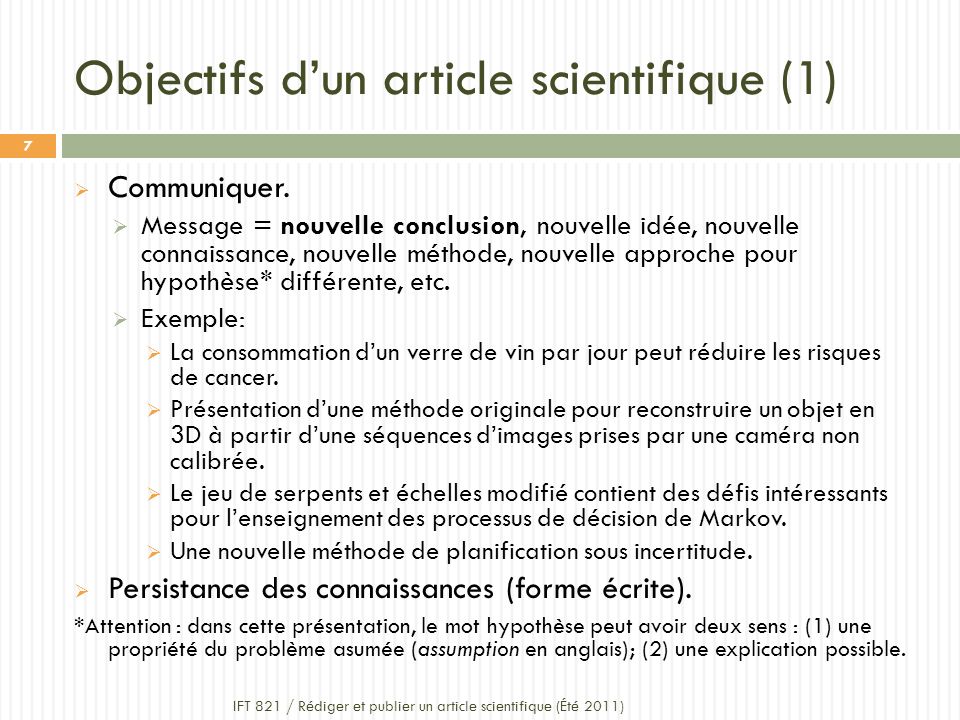 Pdf T L Charger Analyse D Un Article Scientifique Ppt Gratuit Pdf